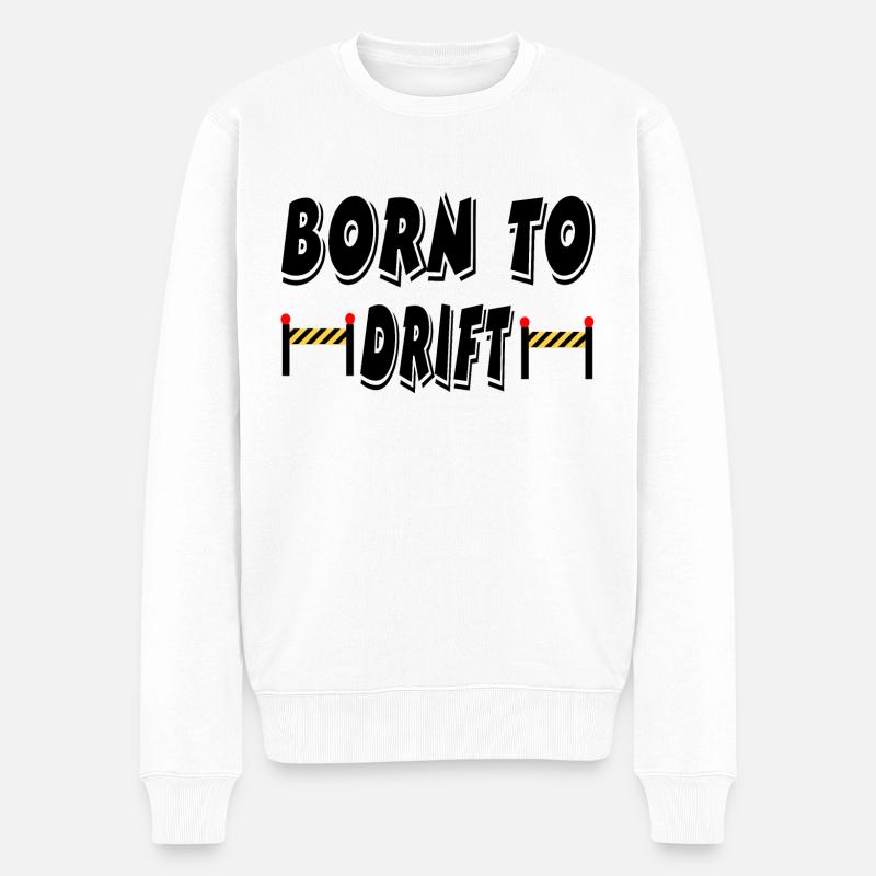 Auto - Männer Premium Bio Pullover - Weiß