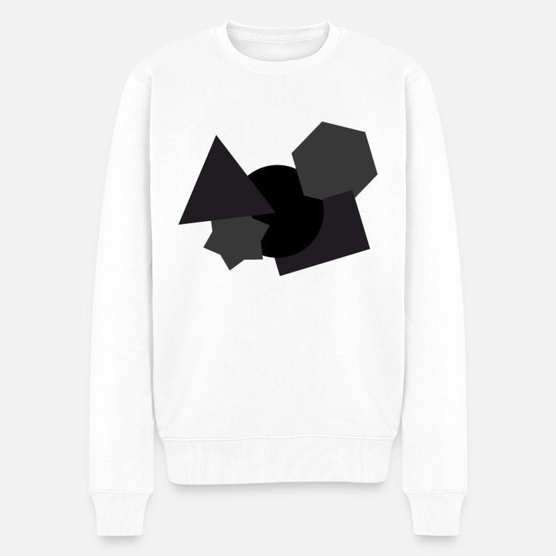 Formen - Männer Premium Bio Pullover - Weiß