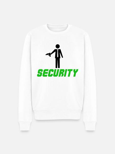 Conception de la sécurité - Pull Premium bio Homme - blanc