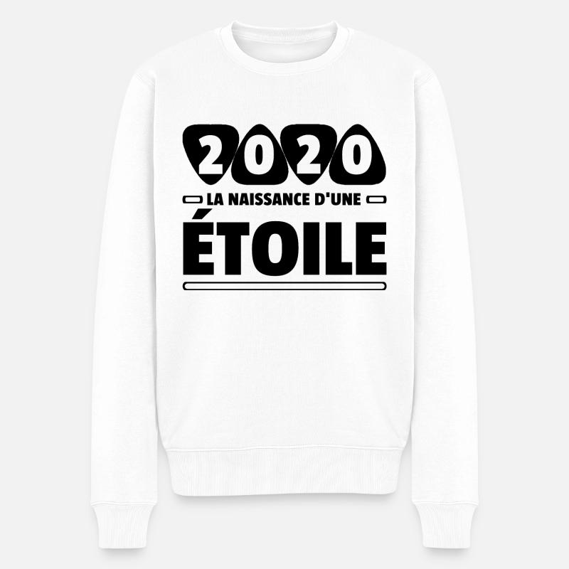 2020 année de naissance / anniversaire année 2020 - Pull Premium bio Homme - blanc