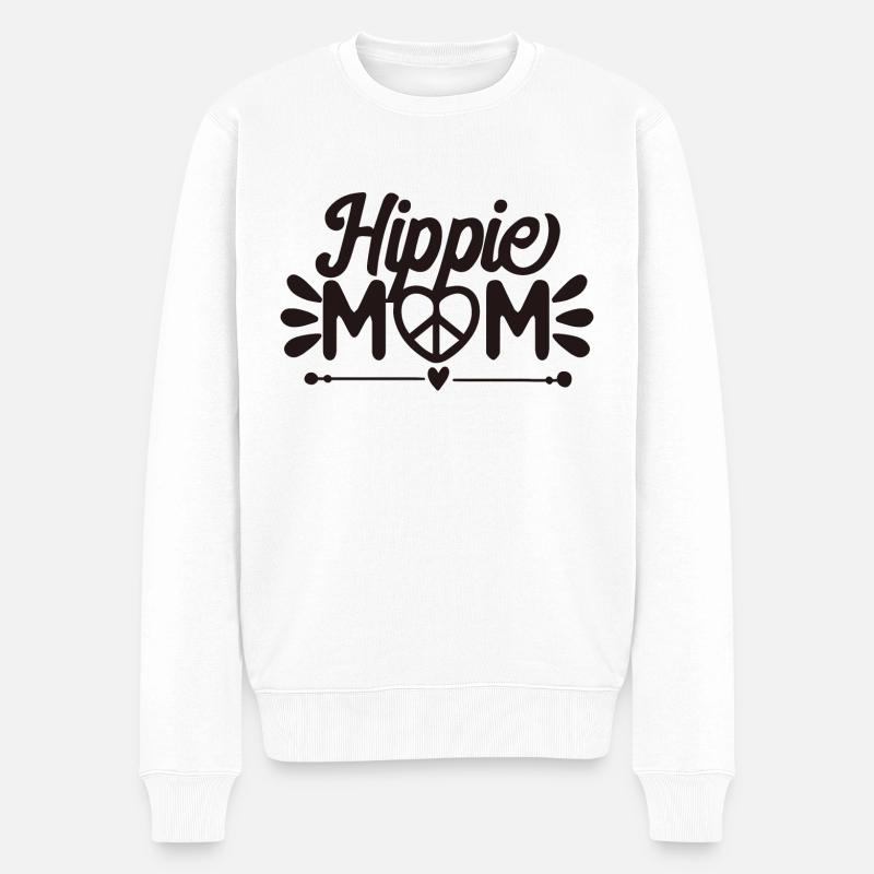 Maman hippie - Pull Premium bio Homme - blanc