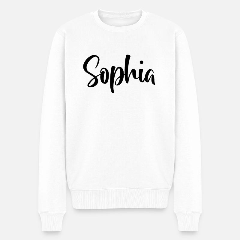 Nom - Sophia - Pull Premium bio Homme - blanc