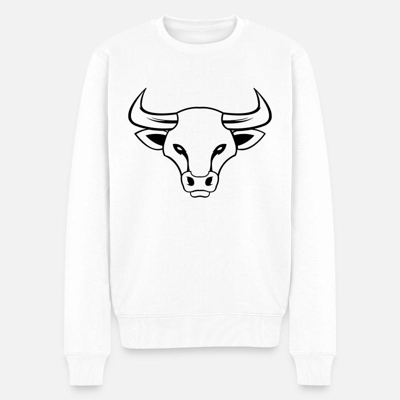 de la - Pull Premium bio Homme - blanc