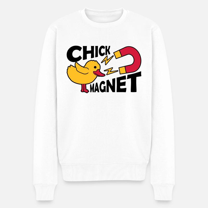 Casanova Chick Magnet Womanizer - Pull Premium bio Homme - blanc
