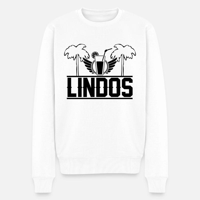 Lindos - Pull Premium bio Homme - blanc