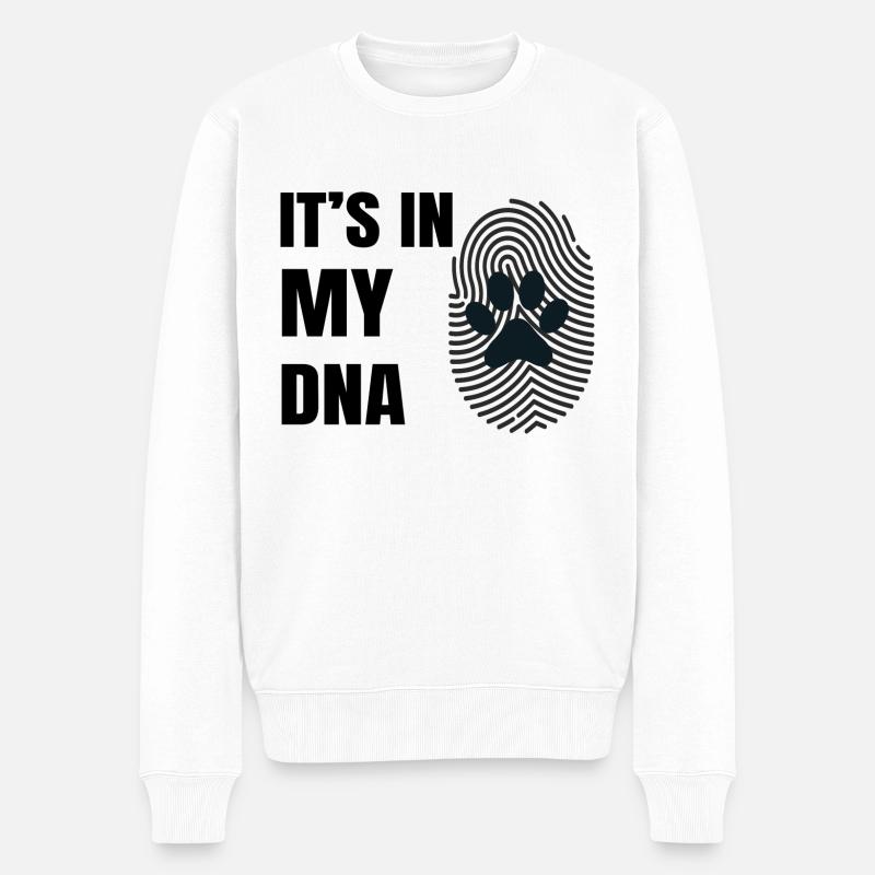 Hund Chien - Pull Premium bio Homme - blanc