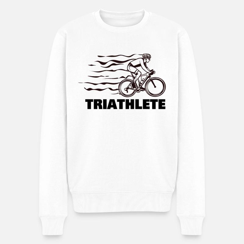 Vélo vélo Biker - Pull Premium bio Homme - blanc