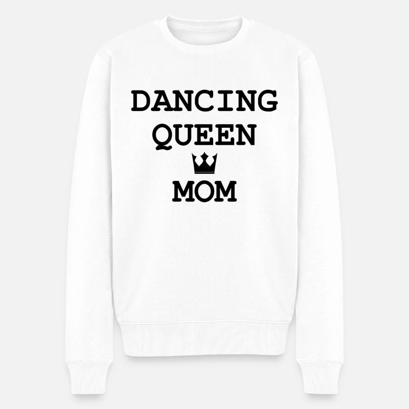 Dancing Dance Music - Männer Premium Bio Pullover - Weiß