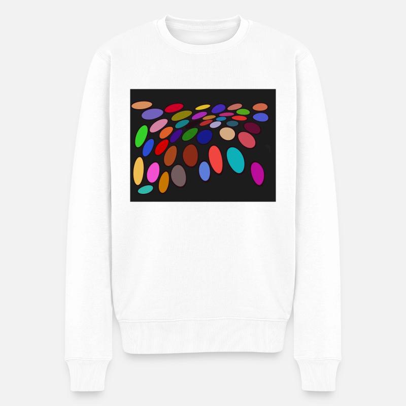 Anula - Männer Premium Bio Pullover - Weiß