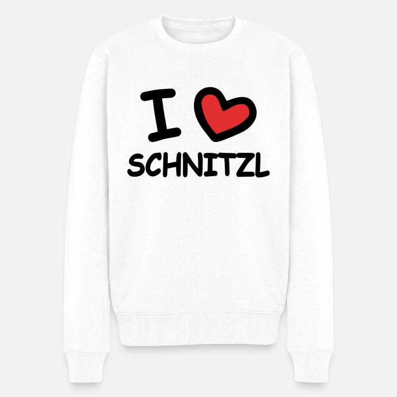 J’adore Schnitzl - Pull Premium bio Homme - blanc