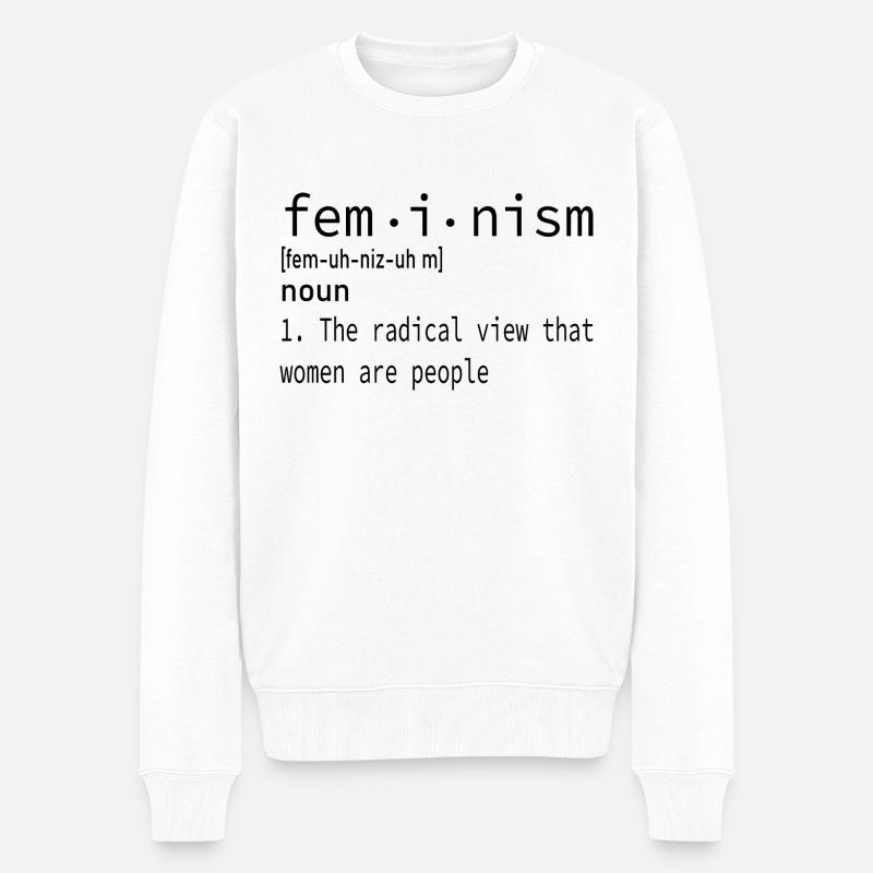 Femme feminisme cadeau - Pull Premium bio Homme - blanc