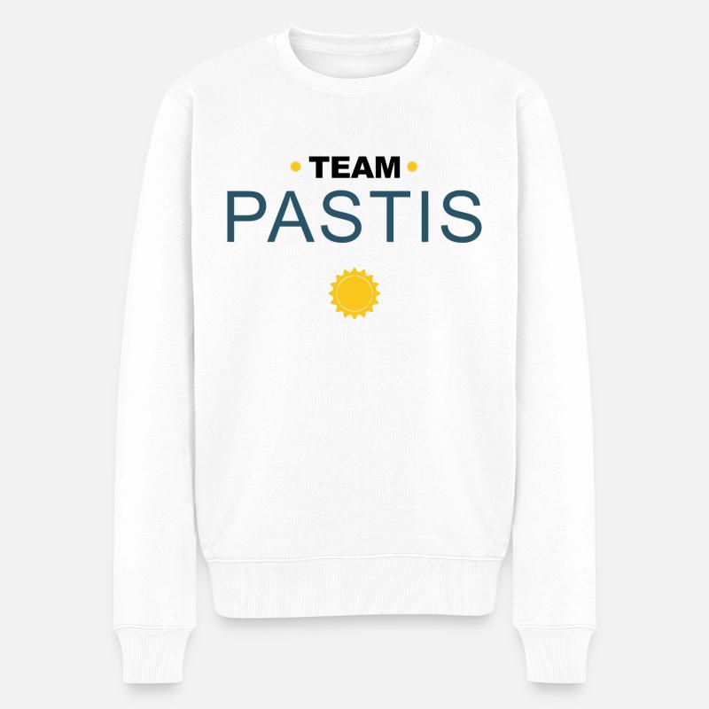 Team Pastis - Pull Premium bio Homme - blanc