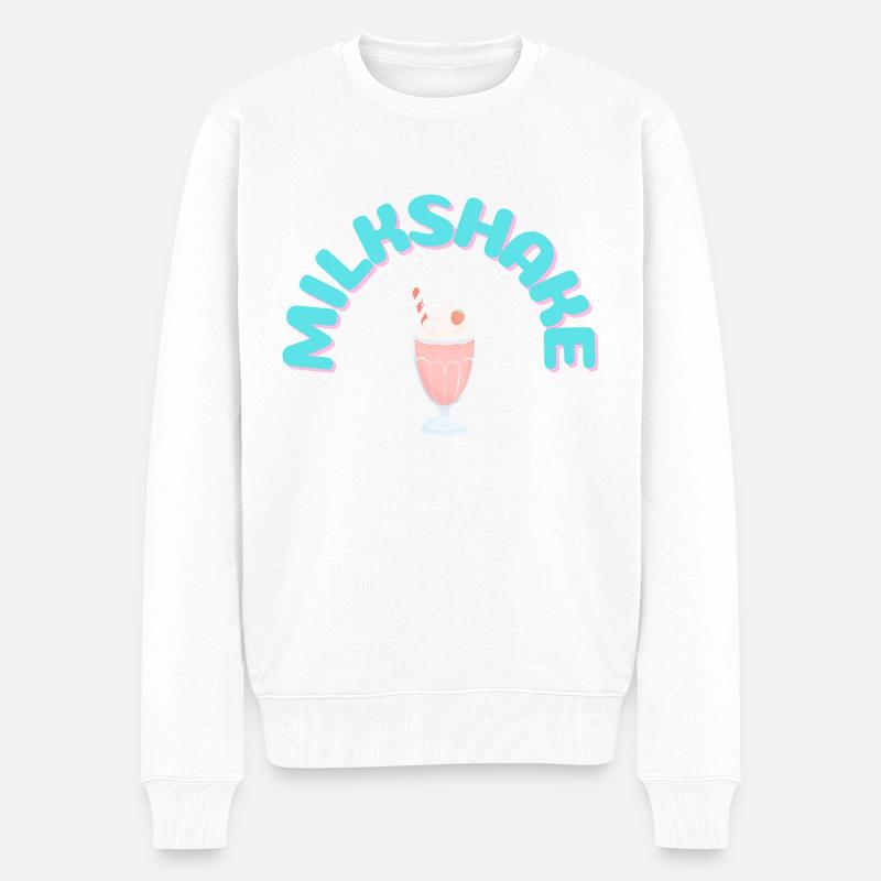 MILKSHAKE - Pull Premium bio Homme - blanc