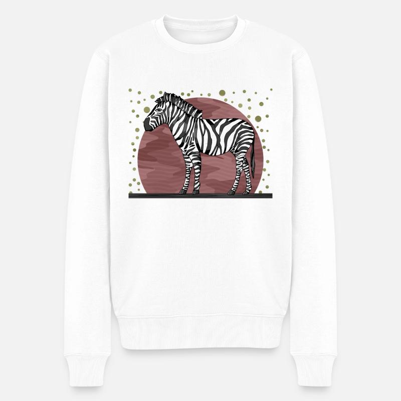 Zèbre - Pull Premium bio Homme - blanc