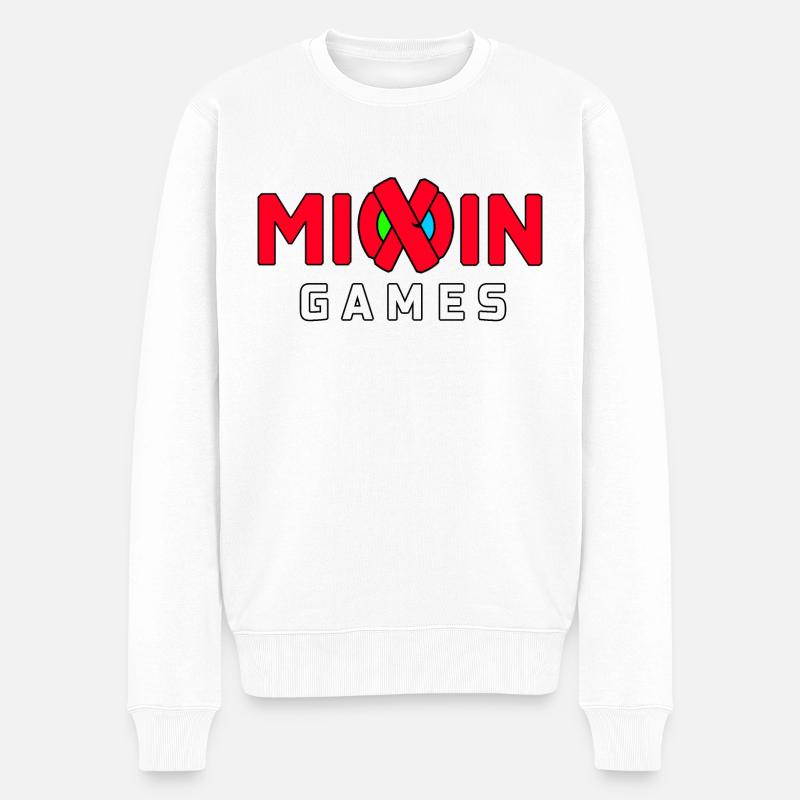 Mixin Games: Reloaded - Männer Premium Bio Pullover - Weiß