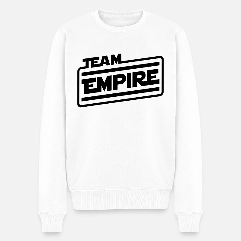 Team Empire (lettrage) - Pull Premium bio Homme - blanc