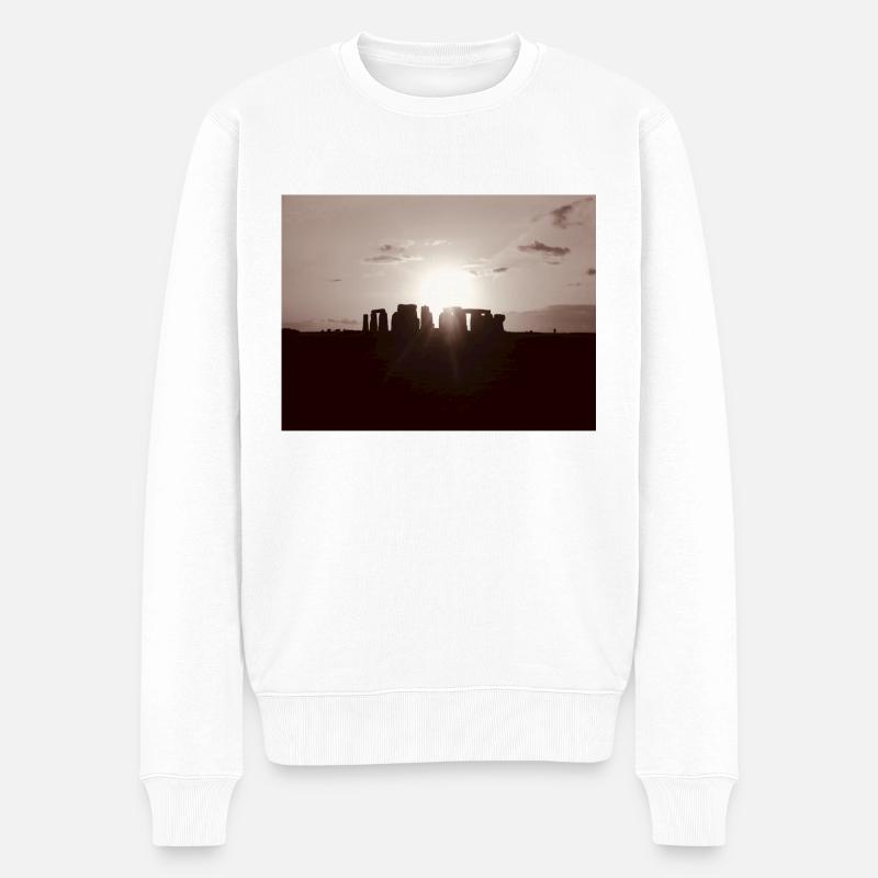 Henge de pierre - Pull Premium bio Homme - blanc