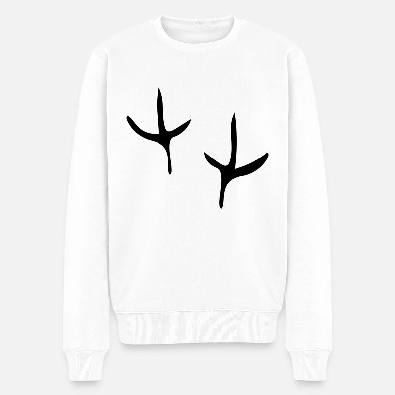 Pattes de poulet - Pull Premium bio Homme - blanc