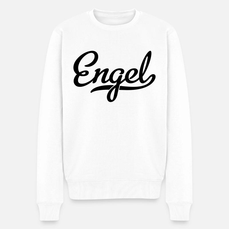 ANGE - Pull Premium bio Homme - blanc