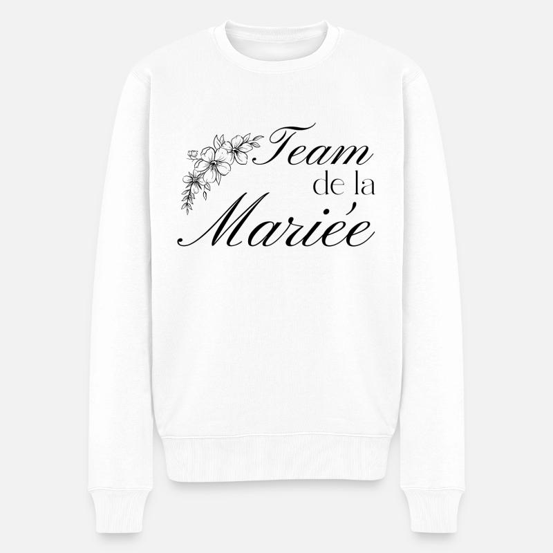 Team de la mariée - Pull Premium bio Homme - blanc