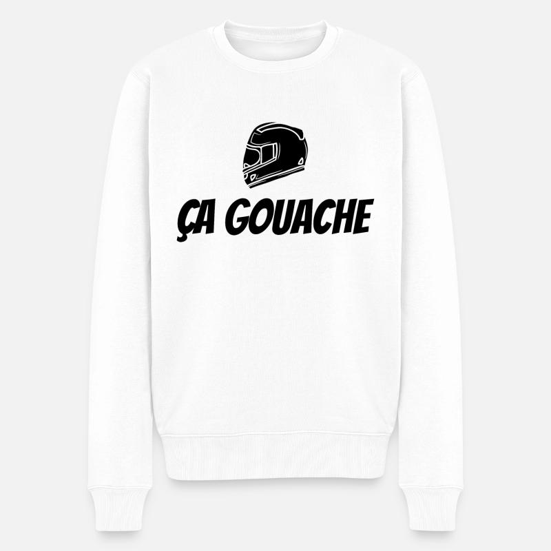 ça gouache - Pull Premium bio Homme - blanc