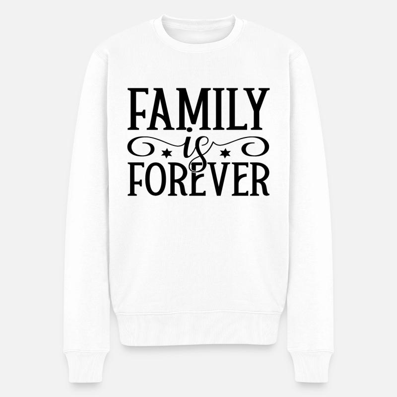 La famille est éternelle - Pull Premium bio Homme - blanc