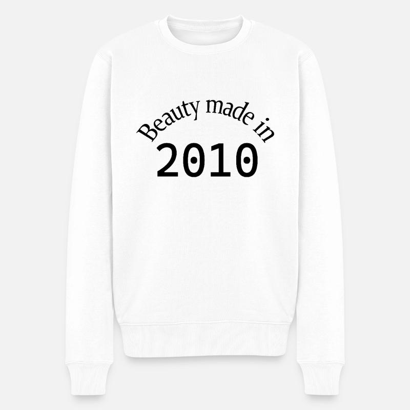 Beauté Made In 2010 - Pull Premium bio Homme - blanc