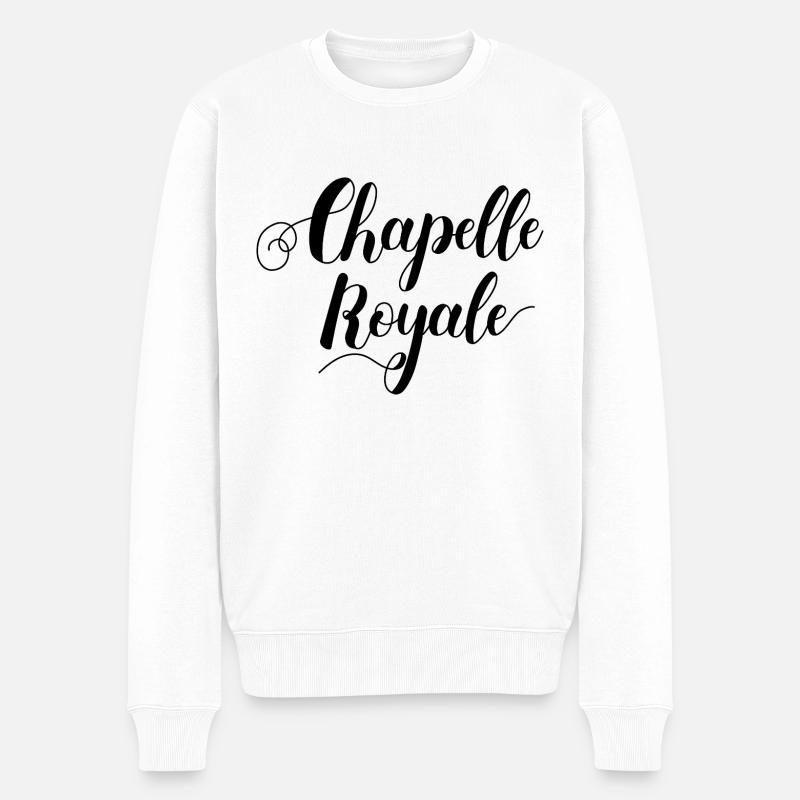 Chapelle royale - Pull Premium bio Homme - blanc