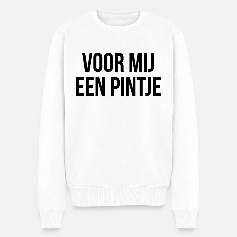Une pinte pour moi - Pull Premium bio Homme - blanc
