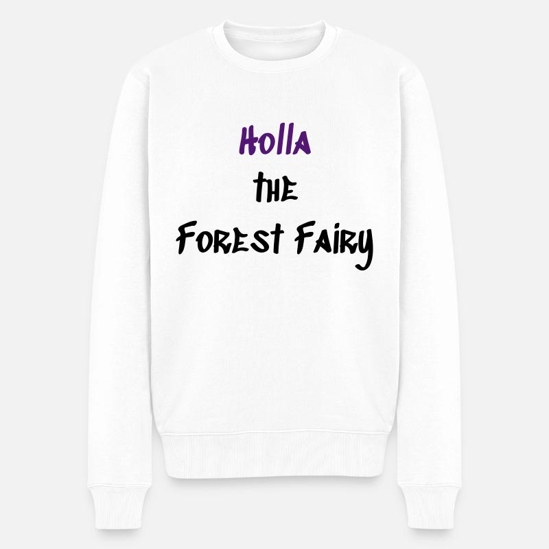 Forest Fairy - Männer Premium Bio Pullover - Weiß