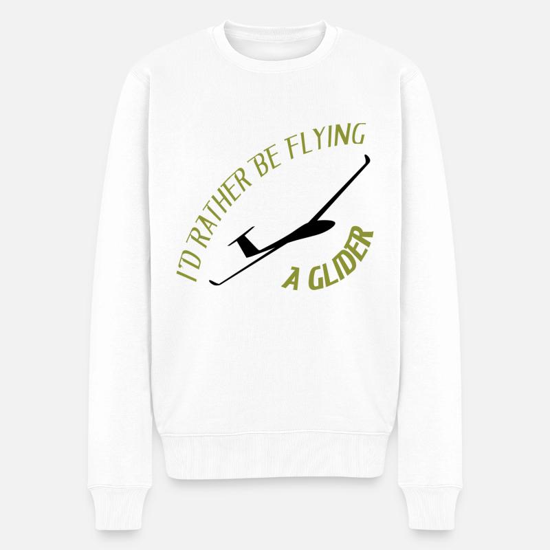 Planeurs - Pull Premium bio Homme - blanc