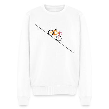 Bicyclette - Pull Premium bio Homme - blanc - Devant - Thijin (182cm)