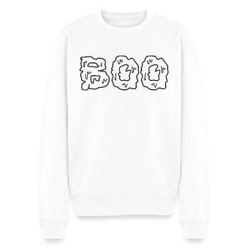 BOO Happy Halloween / don't be scared - Men's Premium Organic Jumper - white - Front - Thijin (182cm)