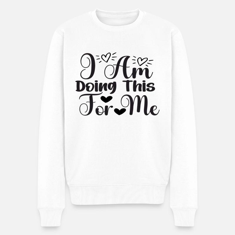 Je le fais pour moi - Pull Premium bio Homme - blanc