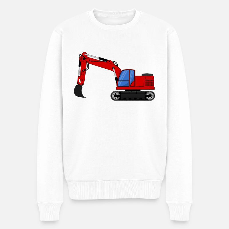 Pelles pelles rouges - Pull Premium bio Homme - blanc