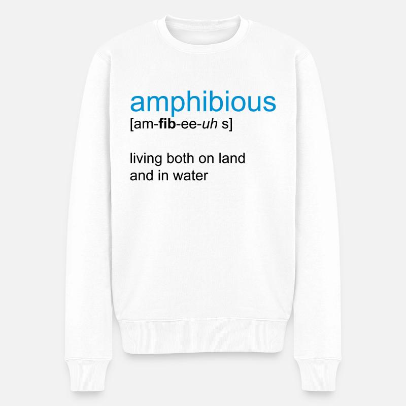 nager - Pull Premium bio Homme - blanc