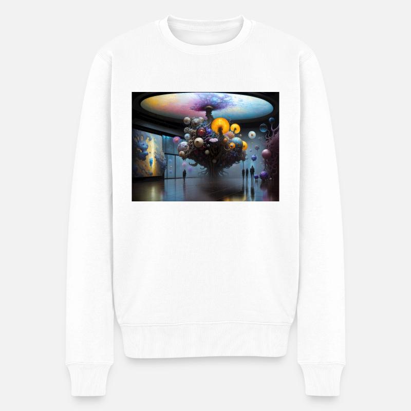 Voyage en Actarus #21 - Pull Premium bio Homme - blanc