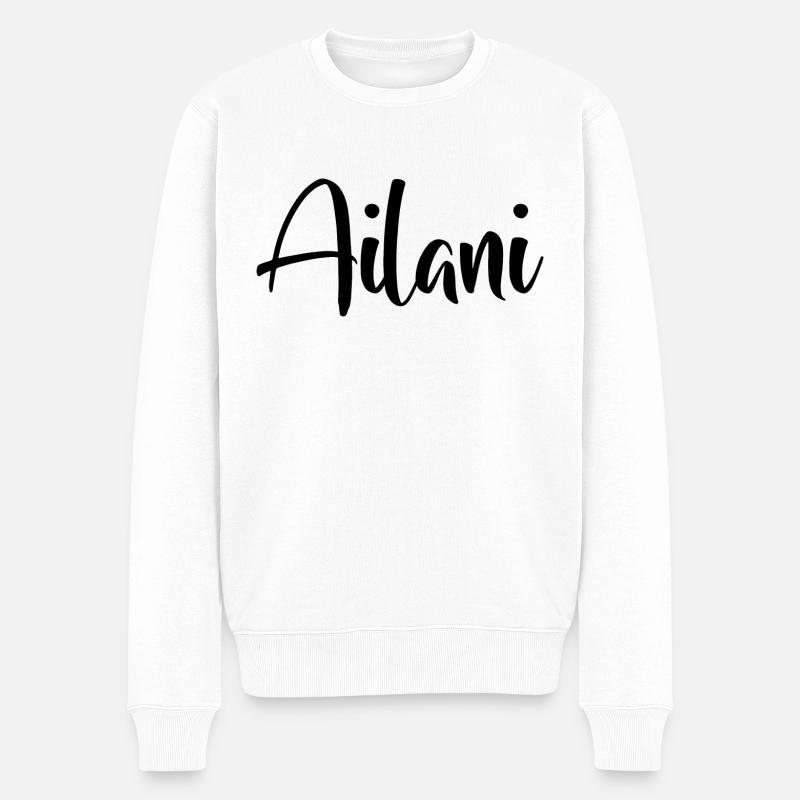 Nom - Ailani - Pull Premium bio Homme - blanc