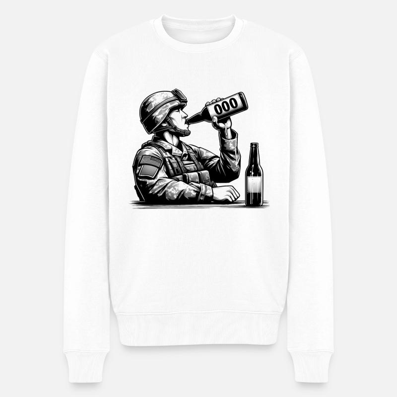 Désarmement des forces armées - Pull Premium bio Homme - blanc
