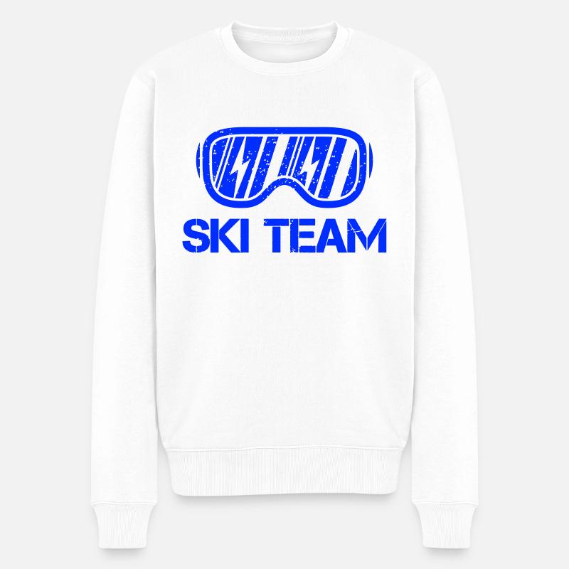 Équipe de ski 01 - Pull Premium bio Homme - blanc