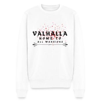 Maison de tous les guerriers - Pull Premium bio Homme - blanc - Devant - Thijin (182cm)