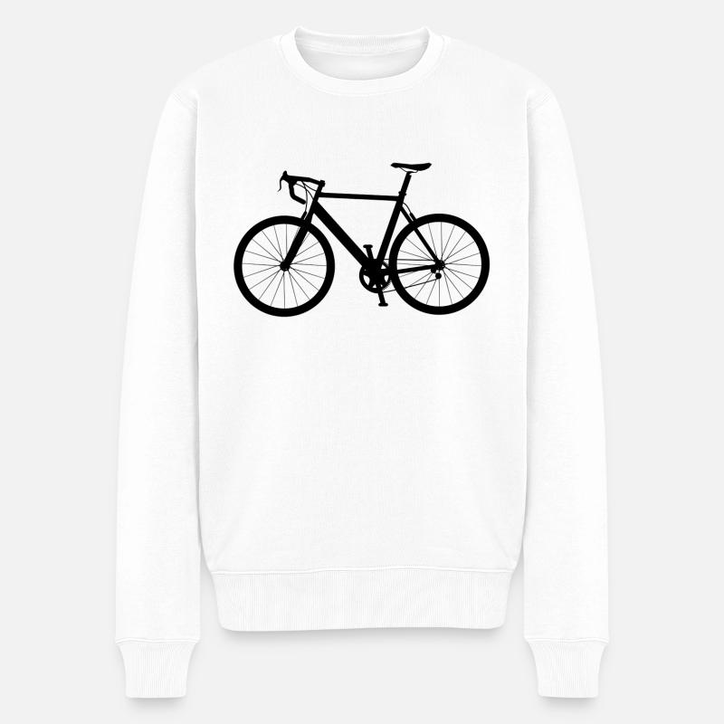 vélo - Pull Premium bio Homme - blanc