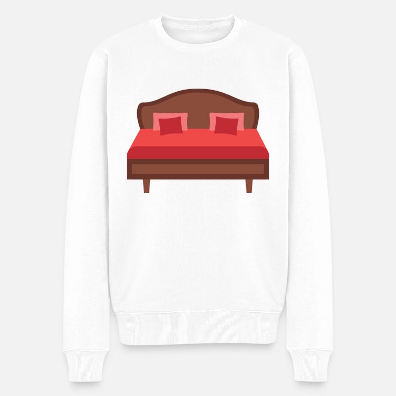 lit - Pull Premium bio Homme - blanc