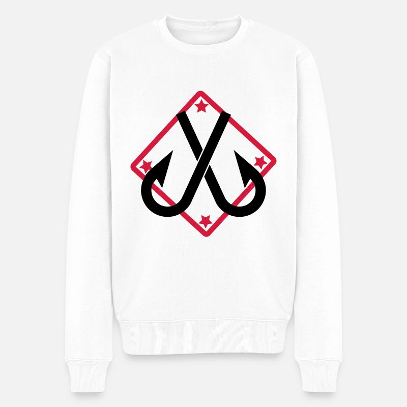 Pêcheur - Pêche - Pull Premium bio Homme - blanc