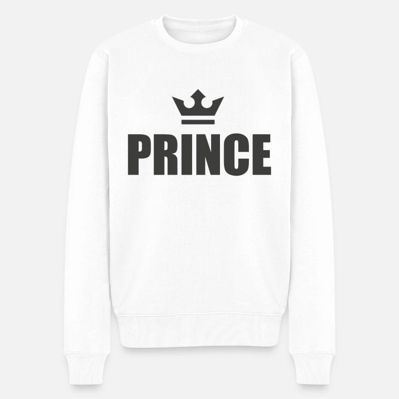 Prince - Pull Premium bio Homme - blanc