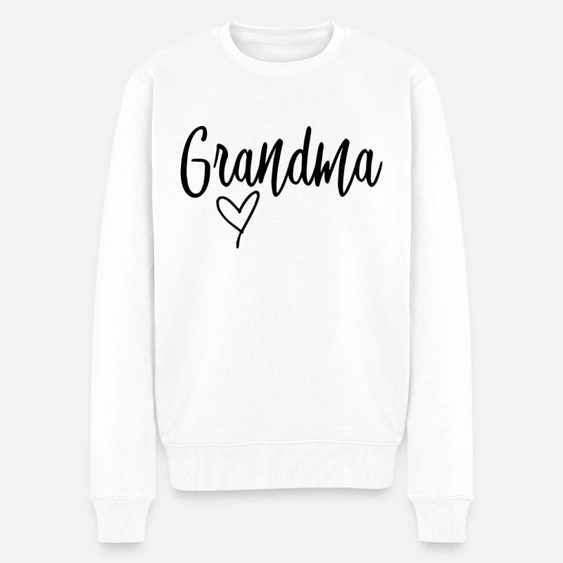 Grand-mère de gorge - Pull Premium bio Homme - blanc