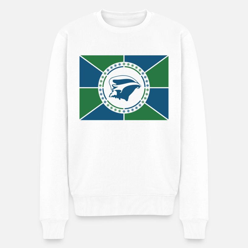 La martinique - Pull Premium bio Homme - blanc