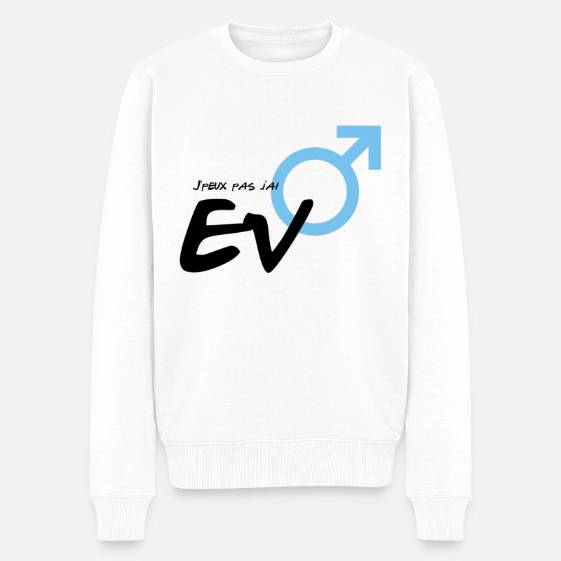 EVG - Pull Premium bio Homme - blanc