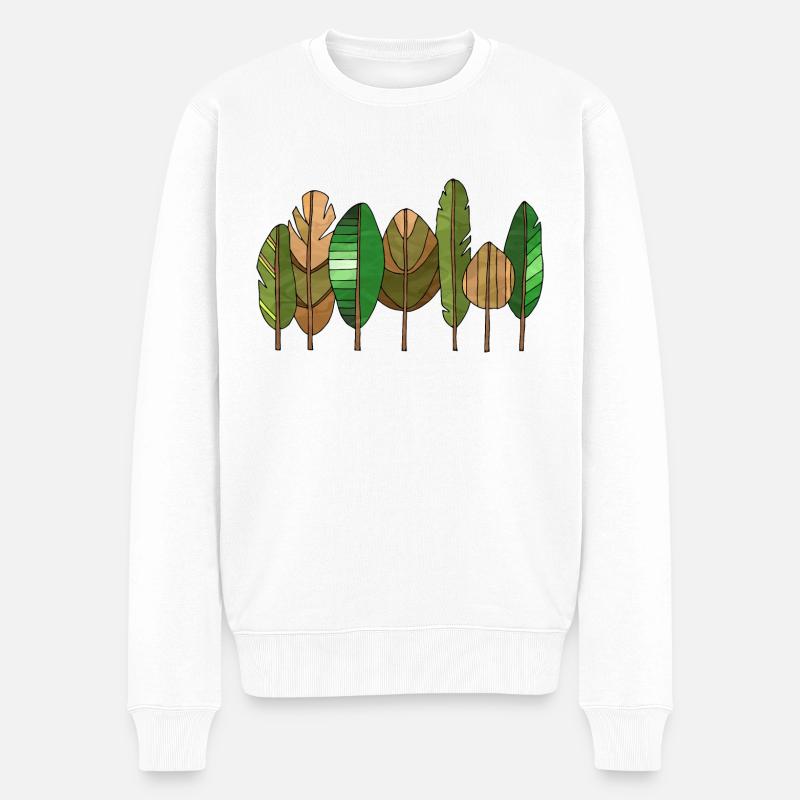 Arbre - Pull Premium bio Homme - blanc