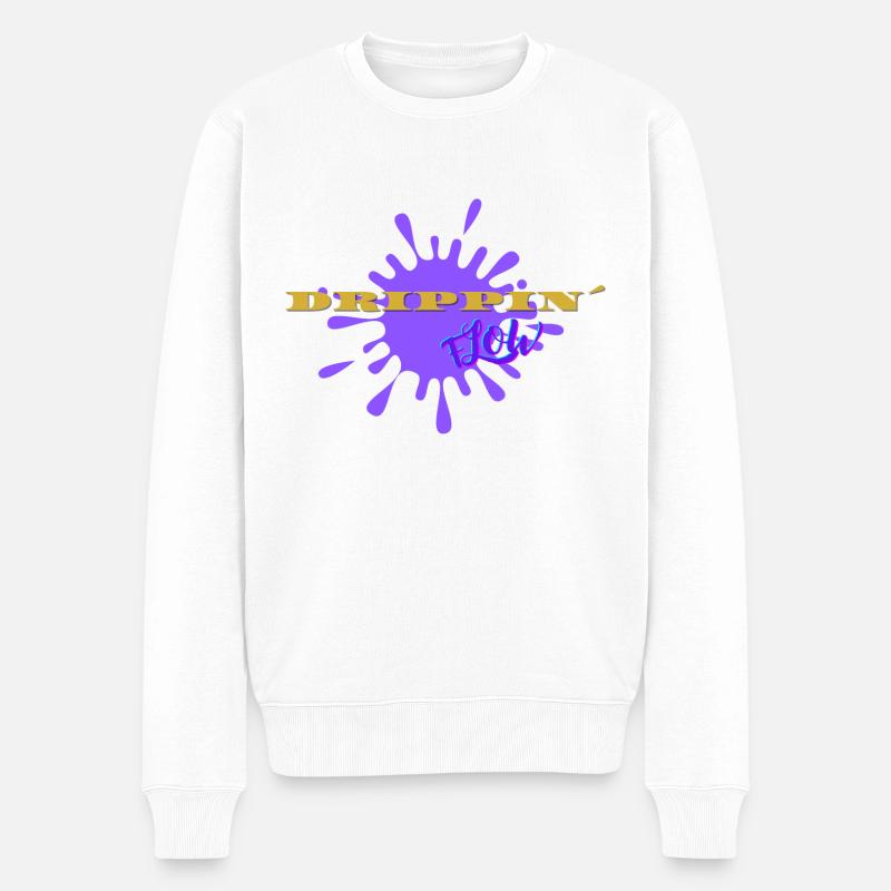 Goutte à goutte - Pull Premium bio Homme - blanc